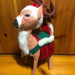 Amber Jinglebell Deer 16 Inch Annalee 2006 With Tags